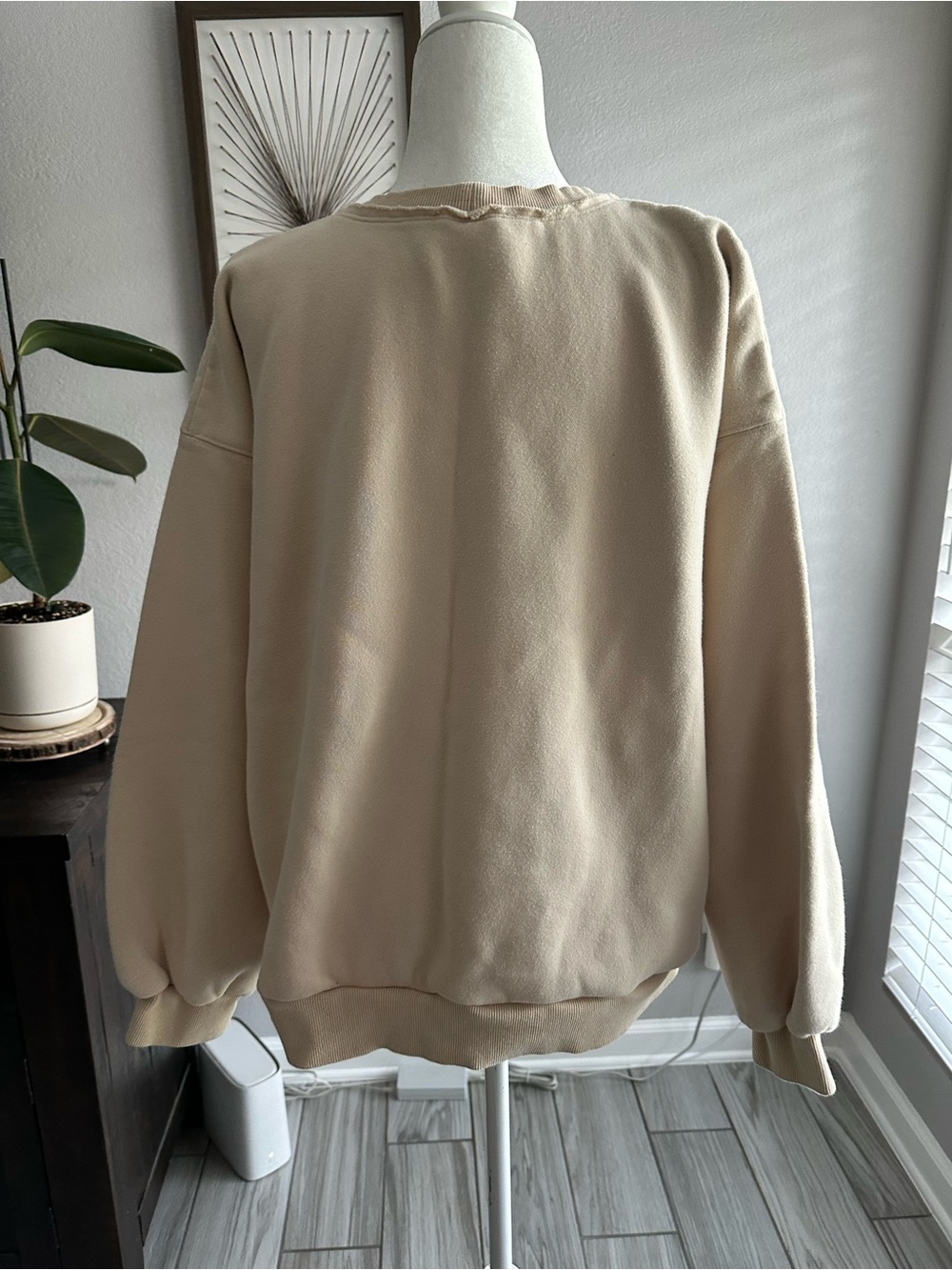 Selkie Cream Graphic Crewneck Sweatshirt Featuring Classical Painting - Picture 6 of 8